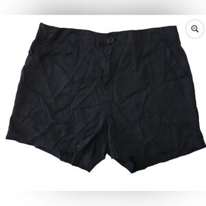 NWOT Social Standard Black Tencel Shorts